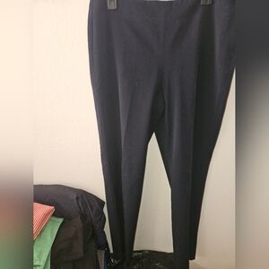 Talbots Womans Navy Blue Heritage Slacks Size 14 Petite
